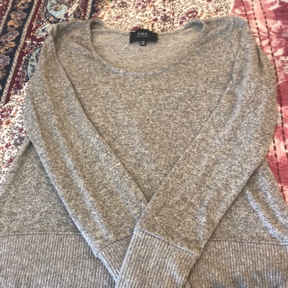 Grey Knit Sweater - Picture 1 of 3